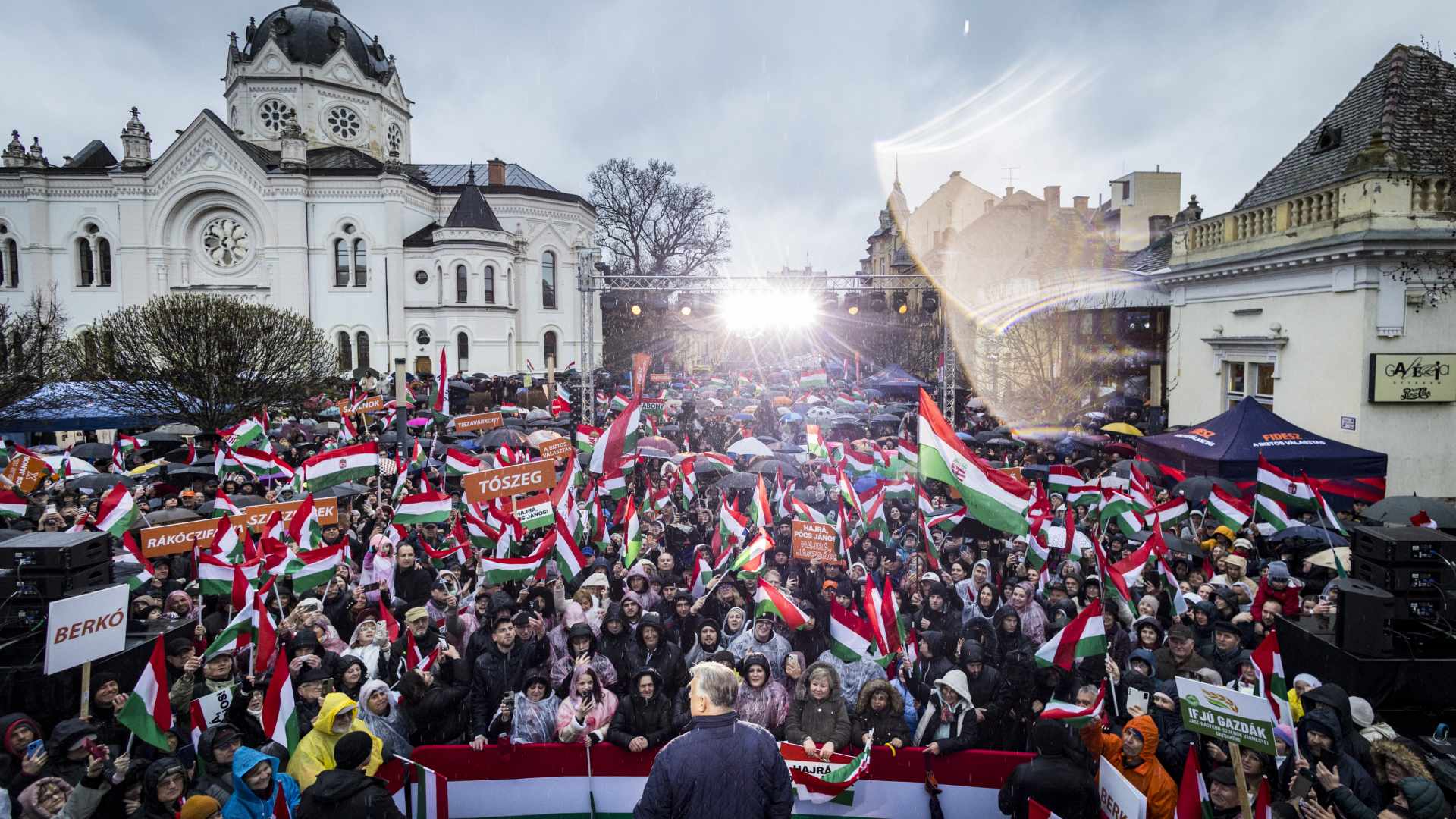 PM Orbán: We are the ones celebrating, they are the ones trying to spoil it