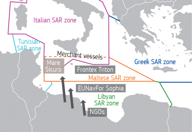 Frontex map